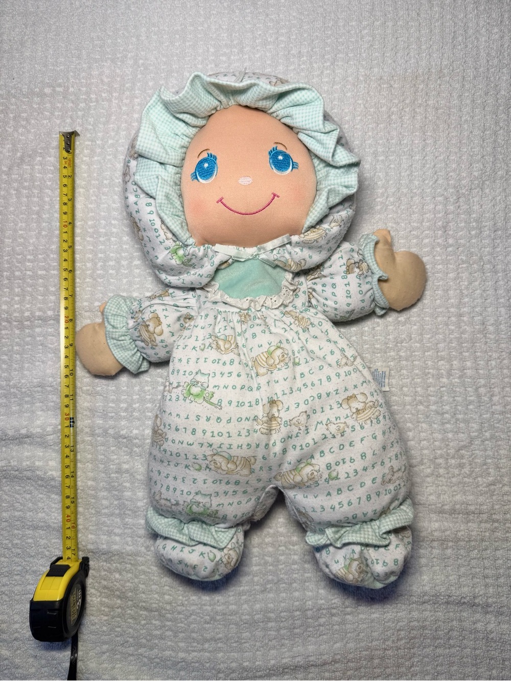 Vintage Lil Darlins plush Doll 1994 stuffed terry baby doll cloth 19" tall soft